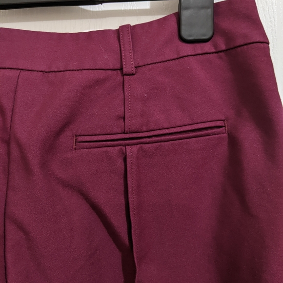 Ted Baker Maroon Suit Trousers with side detail - Picture 4 of 10